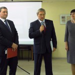 На открытии выставки С.М.Иванов, А.А.Капустин, О.Д,Опарина. На открытии выставки С.М.Иванов, А.А.Капустин, О.Д,Опарина.