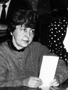 Епанчинцева Е.Н. на мероприятии, посвященном 70-летию архивного дела в Нижнем Тагиле. 1994 г. (НТГИА. Ф.42. Оп.1. Д.261. Л.39)