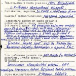 Учетная карточка ветерана Великой Отечественной войны 1941-1945 гг. Зубрицкой Т.П. Копия. 02.02.1977 г. (НТГИА. Ф.547. Оп.1. Д.2. Л.1)