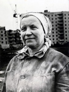 Заслуженный строитель РСФСР Писаренкова Л.С. (Портрет). 1980-е гг. (НТГИА. Ф.663. Оп.1. Д.60. Л.1)
