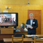 Выступление Исупова Ю.Д., председателя Нижнетагильского городского совета Всероссийского общества изобретателей и рационализаторов, во время проведения круглого стола «Источники о Великой Отечественной войне и проблема их интерпретации» в читально-экспозиционном зале Нижнетагильского городского исторического архива. 14.05.2015 г. Выступление Исупова Ю.Д., председателя Нижнетагильского городского совета Всероссийского общества изобретателей и рационализаторов, во время проведения круглого стола «Источники о Великой Отечественной войне и проблема их интерпретации» в читально-экспозиционном зале Нижнетагильского городского исторического архива. 14.05.2015 г.