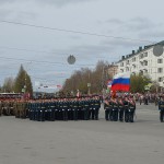 Парад в честь празднования Дня Победы в Великой Отечественной войне, на Театральной площади города Нижний Тагил. 09.05.2015 год. Фото Т.А.Вязовой.